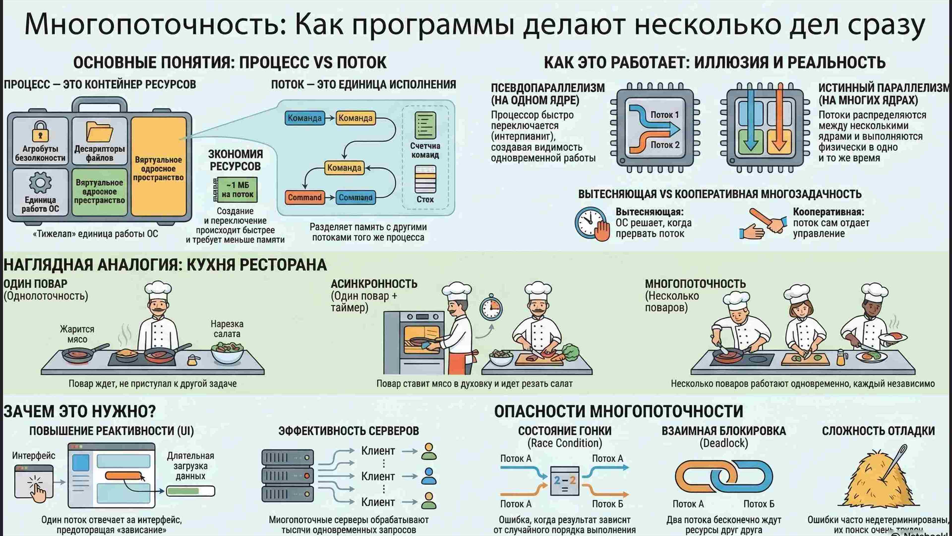 Командная строка, удаленный доступ, права, пользователи, поцессы, пакеты, загрузка Linux, файловая система, bash, текст в Linux, сеть, Python в Linux, git, сокеты, асинхронное программировние, сервер, сетевые приложения 5