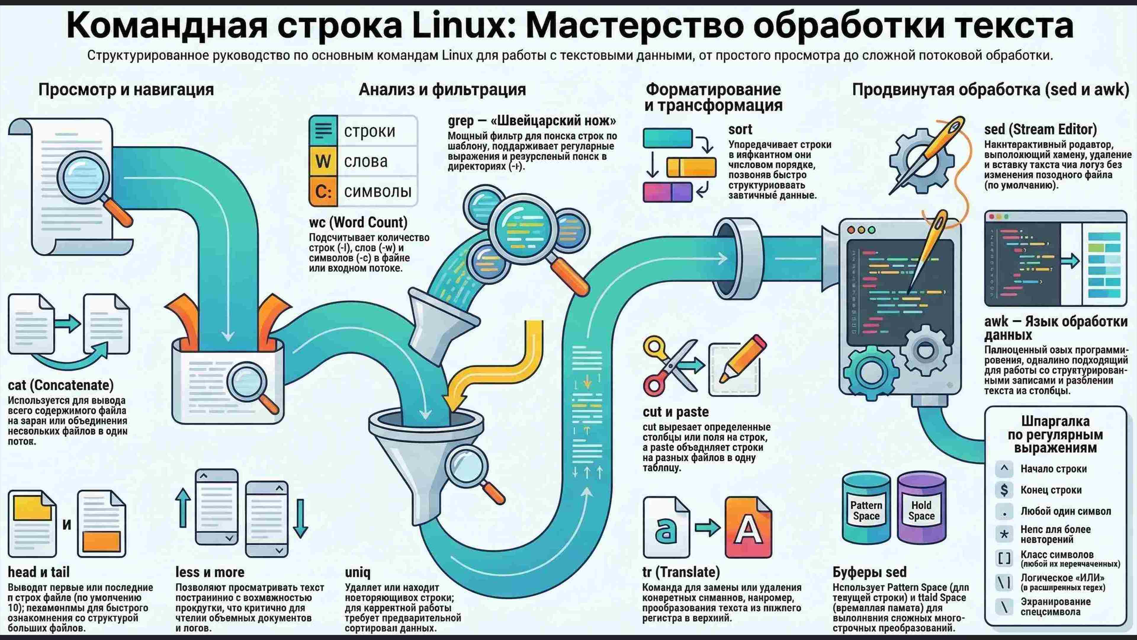 Командная строка, удаленный доступ, права, пользователи, поцессы, пакеты, загрузка Linux, файловая система, bash, текст в Linux, сеть, Python в Linux, git, сокеты, асинхронное программировние, сервер, сетевые приложения 14